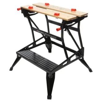 Black+Decker Banco De Trabajo Plegable Black+decker Wm626 Altura Ajustable 250 Kg