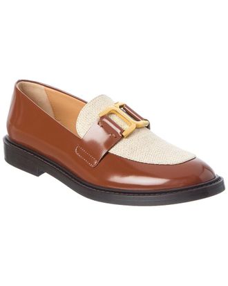 Chlo&eacute; Marcie Canvas & Leather Loafer