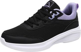 Generic Ladies Wide Fit Running Shoes Womens Platform Plantar Fasciitis Trainers Womens Sports Shoes Spring Summer And Autumn Comfortable And Lightweight Runn