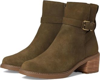 Toms Hailey Buckle Womens Boots Military Olive : 9.5 B - Medium, Suede