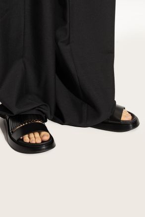 Alexander McQueen Leather Shoes, Womens, Black