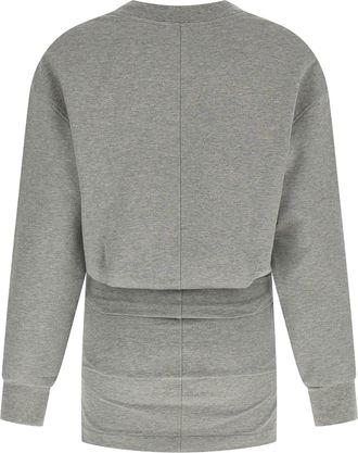 The Attico Draped Mini Dress - Gray