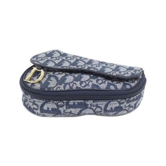 Dior Blue Canvas Pouch (Pre-Owned)