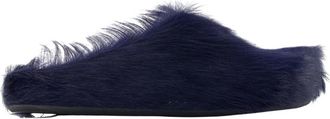 Marni Fussbett Sabot - Heren - Slip ons - Blauw - 42 EU - Leer - Schoenen