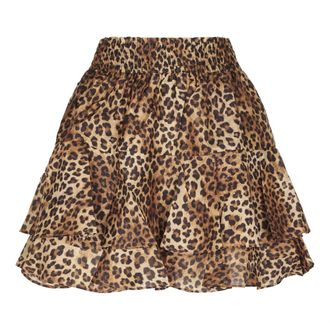 MC2 Saint Barth Short Skirts, female, Multicolor, Size: XS Eivissa Ruffled Mini Skirt