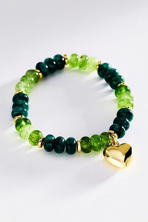 Holst + Lee Gem Heart Bracelet