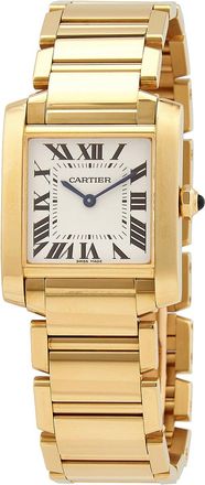 Cartier Pre-owned Cartier Tank Franaise Silver Dial Ladies Watch WGTA0032