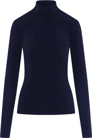 Marc Cain Coltruien - Dames - Coltruien - Blauw - S - Leer - Truien & Vesten