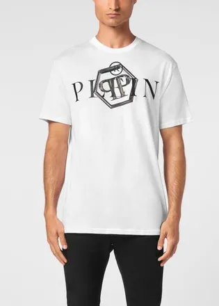 Philipp Plein T-Shirt Round Neck Ss Philipp Plein Tm Luxe Men in White at Nordstrom, Size Xxx-Large