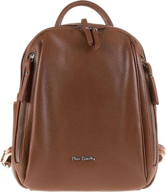Pierre Cardin Backpacks - Dames - Rugzakken - Bruin - ONE Size - Leer - Tassen