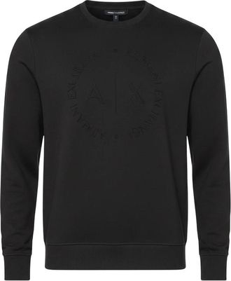 A|X Armani Exchange Felpa Girocollo 8Nzm 87 - Heren - Sweatshirts - Zwart - XL - Polyester - Hoodies & sweatvesten