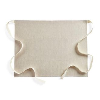Solino Home Linen Bistro Apron - Kitchen Linen in Light Natural /Ivory at Nordstrom, Size Medium