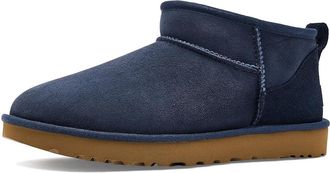 UGG Classic Ultra Mini Womens Shoes Dark Indigo : 10 B - Medium, Sheepskin