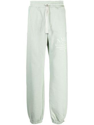 Amiri Arts District cotton track pants - men - Cotton/Lyocell - XXXL - Green