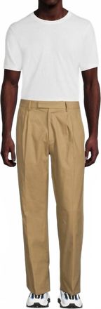 Amiri Single Pleat Relaxed Trouser In Brown