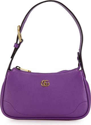 Gucci Pre-owned Womens Horsebit 1955 Purple Leather Shoulder Bag - One Size