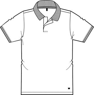 Wahts Mens Polo, TargetGroup:Men Pure White / XXL