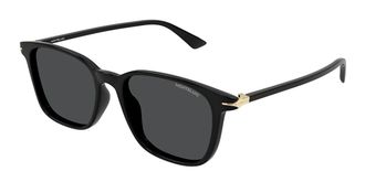 Montblanc MB0338S 001 Mens Sunglasses Black Size 52
