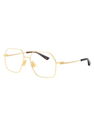 Bottega Veneta BV1332O Gold Metal Frame Eyeglasses - Gold