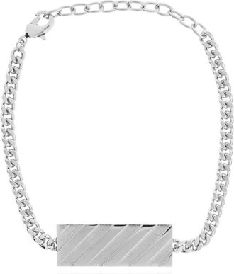 Off-white Messing Armband - Heren - Armbanden - Grijs - ONE Size - Accessoires