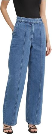 Remain Dames, Jeans, Blauw, Maat: XS Denim