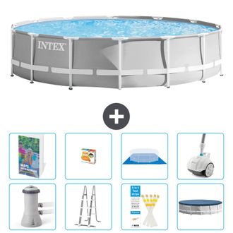 Intex Piscina Prism Frame Redonda - 427x107 Cm - 9-piezas S590