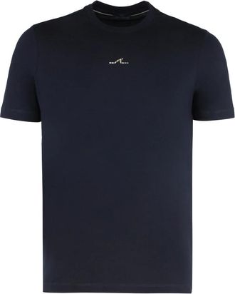 Paul & Shark Crew Neck T-Shirt - Heren - T-shirts - Blauw - M - Katoen - Tops