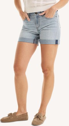 Nautica Womens Cuffed Denim Short