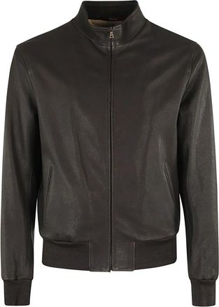 STEWART Stijlvolle Ketting - Heren - Leren en Su&egrave;de Jassen - Bruin - 2XL - Jassen