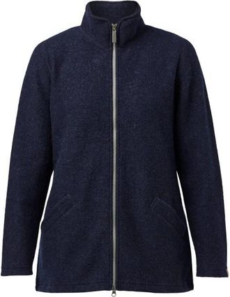 Ivanhoe of Sweden Brodal Long Classic Wolljacke f&uuml;r Damen | blau