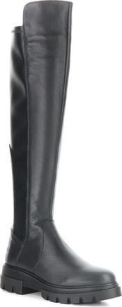 Bos. & Co. Fifth Waterproof Knee High Boot in Black Feel/nappa Str at Nordstrom, Size 10-10.5Us