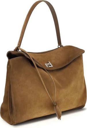 Balenciaga Womens Brown Calf Leather Bos Taurus Shoulder Bag