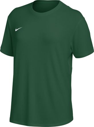 Nike Womens One Relaxed Short-Sleeve Top (Stock) in Green | HF6890-341