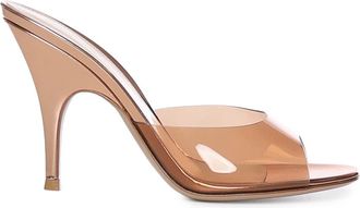 Gianvito Rossi Heeled Mules - Dames - Muiltjes - Roze - 40 EU - Leer - Schoenen