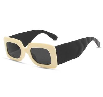 Generic Mens Outdoor Vacation Sunglasses Sports Women Commuter Driving Sun Glasses(Beige)