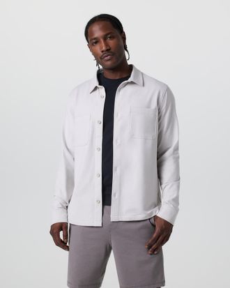 Vuori Clothing Coronado Shirt Jacket | Salt Heather | Medium