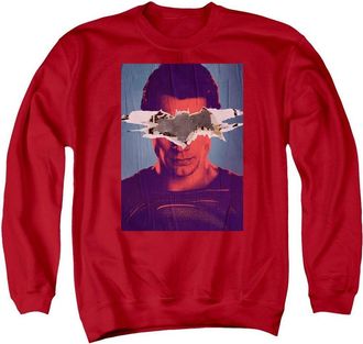 Gildan Batman V Superman Superman Poster Adult Crewneck Sweatshirt