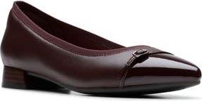 Clarks Natalyn Dusk Flat in Merlot Leather at Nordstrom Rack, Size 5.5