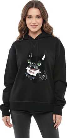 Dsquared2 Black Graphic Hood Sweatshirt