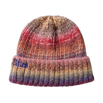 Aries Beanies, male, Multicolor, Size: ONE SIZE Rib Knit Space Dye Beanie