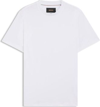 BOSS Regular-fit T-shirt in mercerized cotton