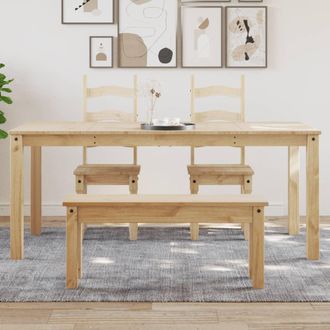 vidaXL Mesa De Comedor Panama Madera Maciza De Pino 180x90x75 Cm Vidaxl