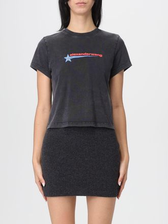 Alexander Wang T-shirt in cotone con logo Alexander Wang