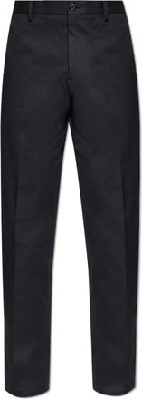 Paul Smith Taps Toelopende Broek met Vouw - Heren - Nette broeken - Zwart - W32 - Katoen - Broeken