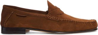 Tom Ford Ripley Suede Loafer With Braided Band