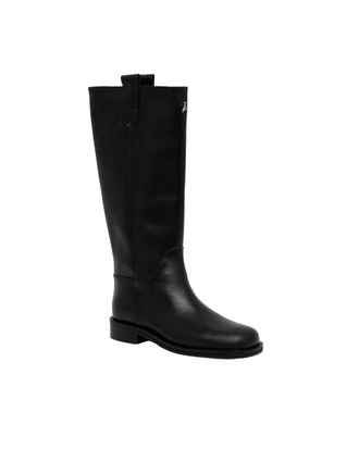 Patrizia Pepe Womens Boots Black Leather