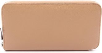 Herm&egrave;s Brown Epsom Leather Long Wallet (Bi-Fold) (Pre-Owned)