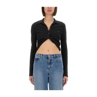Courr&egrave;ges Mujer, Camisetas, Negro, Talla: S