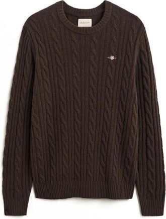 GANT Maglieria Girocollo - - Knitwear - Uomo - Marrone - M