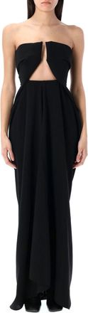 Rick Owens Black Amphora Maxi Dress